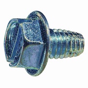 MIDWEST FASTENER Sheet Metal Screw, 5/16"-18 x 1/2 in, Zinc Plated Steel Hex Head Hex Drive, 12 PK 38406